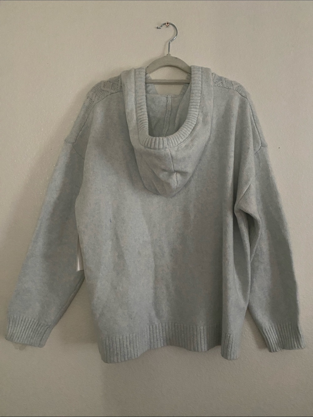 CALLIGRAPHE Cozy Cable Knit Hoodie Sweater. Size XL - Picture 7 of 13